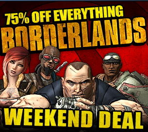 Borderlands - Скидка 75% в Steam!